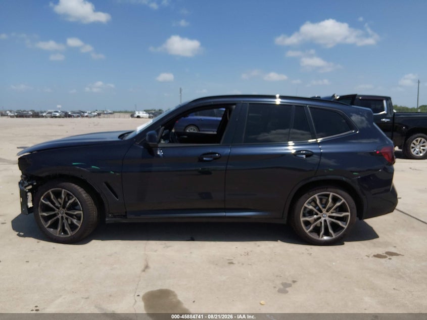 BMW X3 2022 VIN 5UX43DP03N9K73800