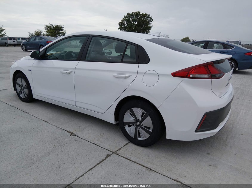 Vin: kmhc65lc9lu186323, lot: 46383884, hyundai ioniq hybrid blue 20203