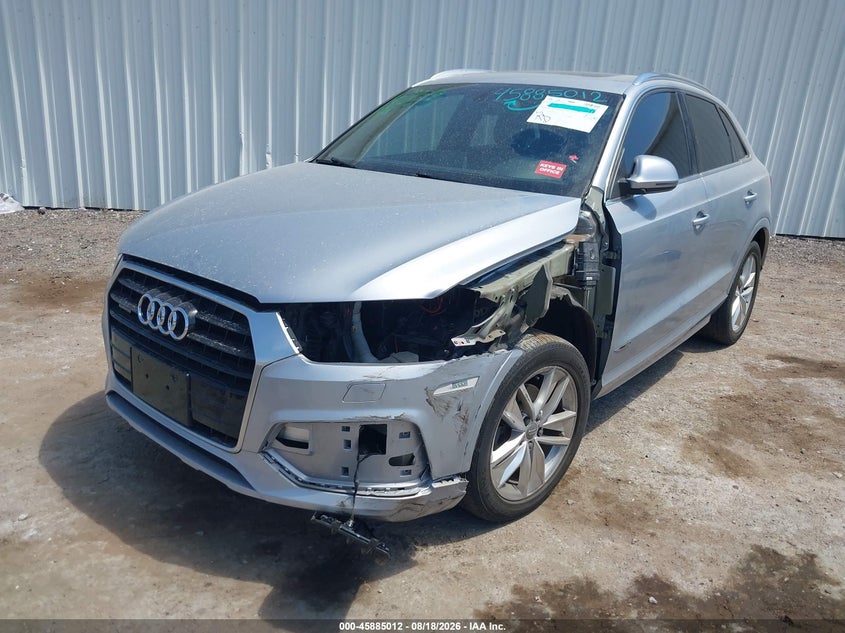 2018 Audi Q3, Front End, IAAI, VIN WA1JCCFS2JR022630 — photo 2