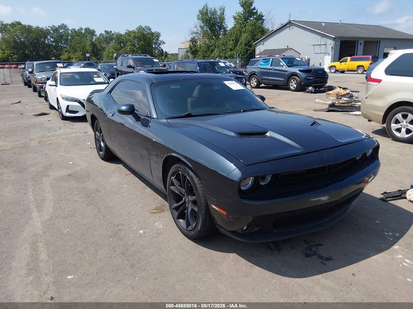 Vin: 2c3cdzbt6hh604791, lot: 46384050, dodge challenger r/t 20171