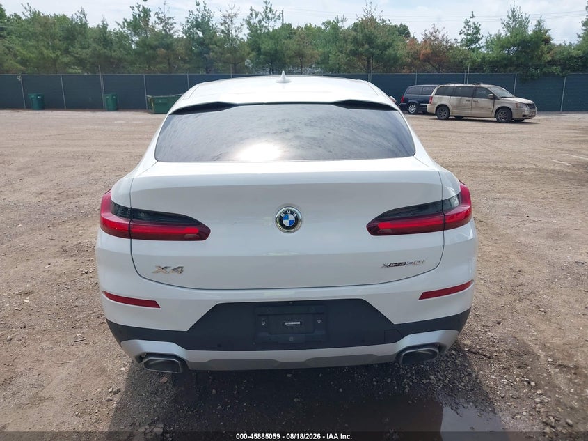 BMW X4 2022 VIN 5UX33DT03N9M00739