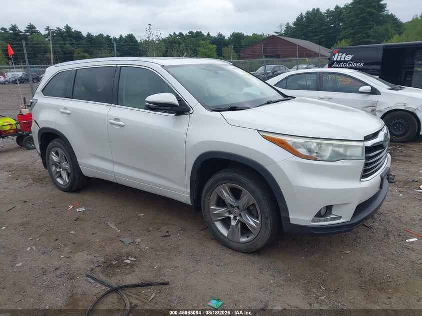 Vin: 5tddkrfh0es034585, lot: 46384127, toyota highlander limited platinum v6 2014 img_1