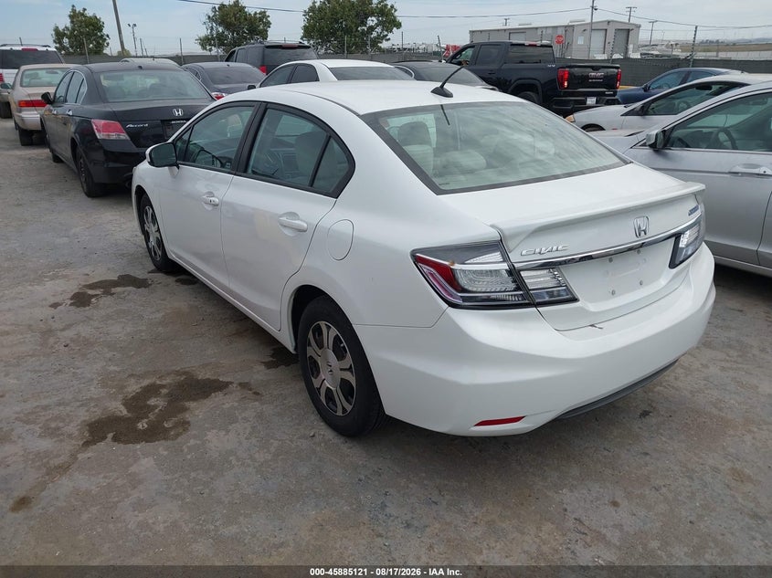 Vin: 19xfb4f29fe200847, lot: 46384155, honda civic hybrid 20153