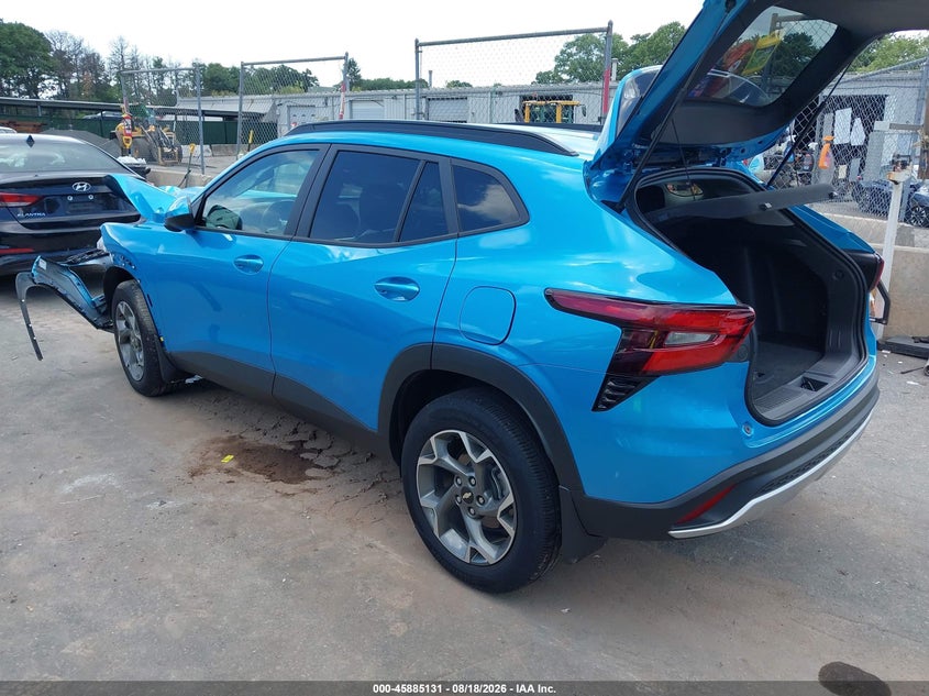 2025 CHEVROLET TRAX SPORT UTILITY VEHICLE 1.2L I-3 DI, DOHC, VVT, TURBO, REGULAR , 137HP