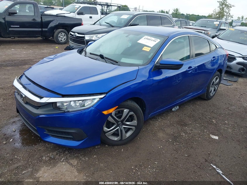 2018 HONDA CIVIC SEDAN 2.0L I-4 DOHC, VVT, 158HP