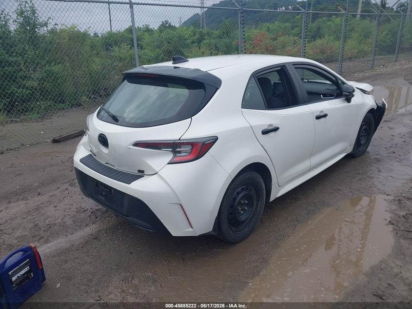 Vin: jtnd4mbe0m3123903, lot: 46384256, toyota corolla se nightshade edition 20214