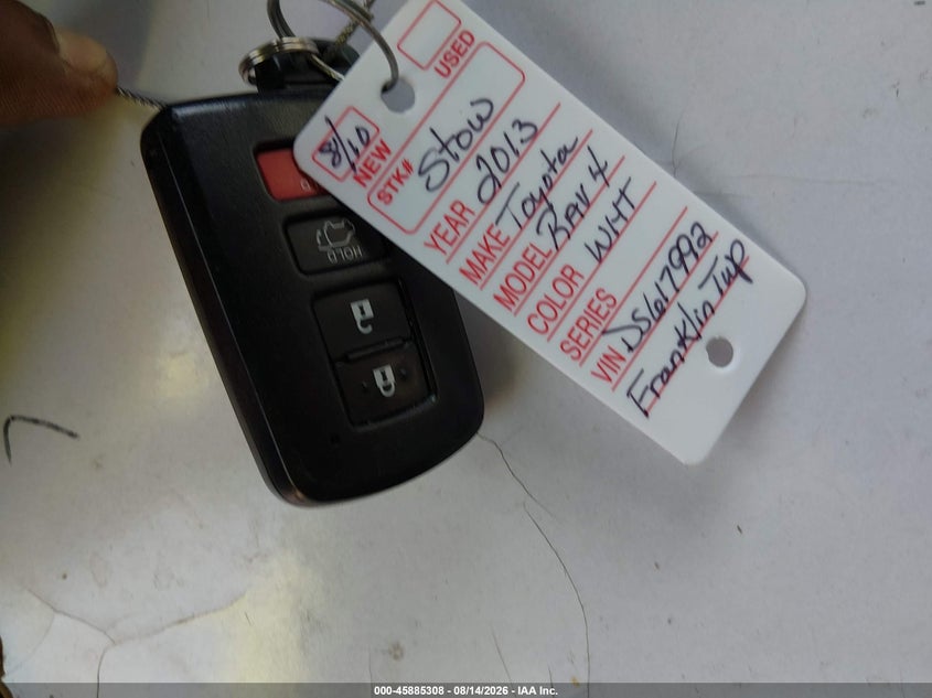 2013 TOYOTA RAV 4 SPORT UTILITY VEHICLE 2.5L I-4 DOHC, VVT, 176HP