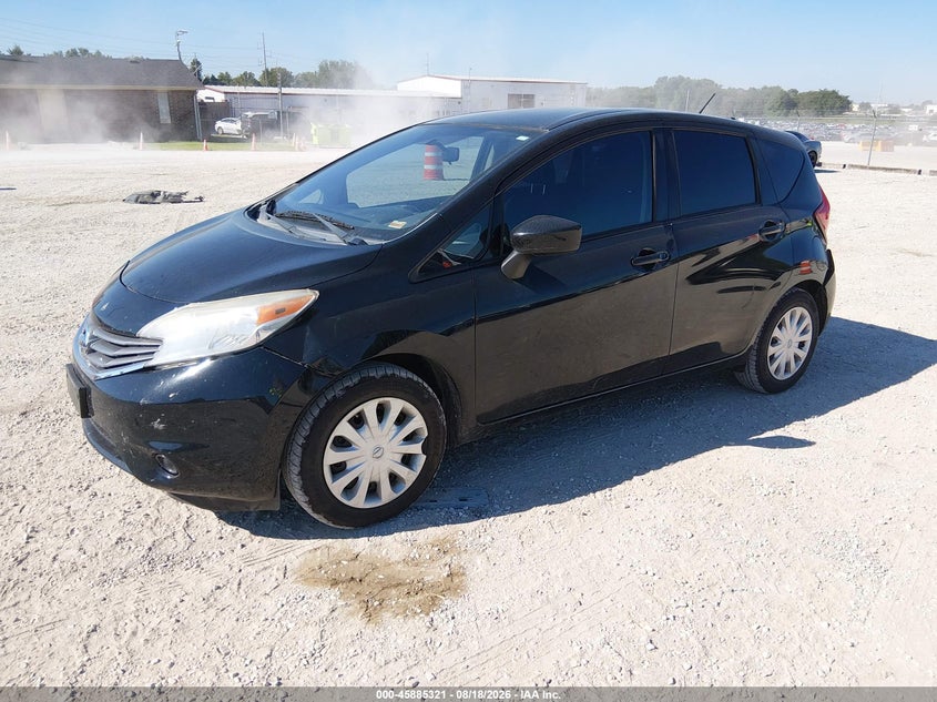 2016 Nissan Versa, Rear, IAAI, VIN 3N1CE2CP5GL373554 — photo 2