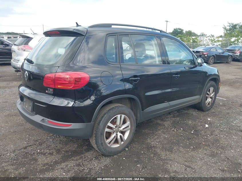 VOLKSWAGEN TIGUAN 2016 VIN WVGBV7AX1GW593692