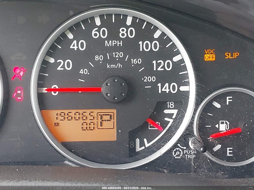 NISSAN PATHFINDER 2008 VIN 5N1AR18U78C660923