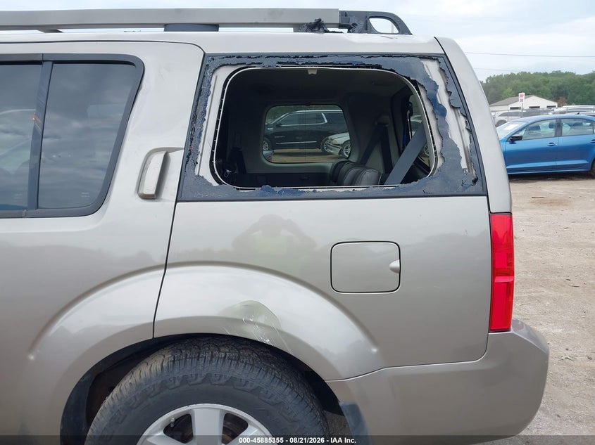 NISSAN PATHFINDER 2008 VIN 5N1AR18U78C660923