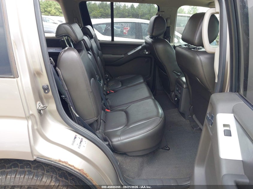 NISSAN PATHFINDER 2008 VIN 5N1AR18U78C660923