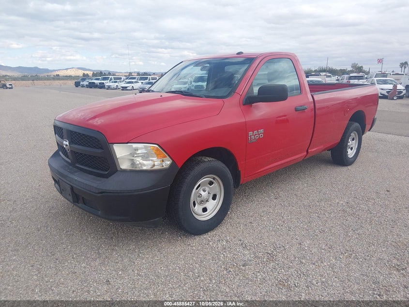 Vin: 3c6jr6dg3kg503998, lot: 46384461, ram 1500 classic tradesman  4x2 8' box 20192