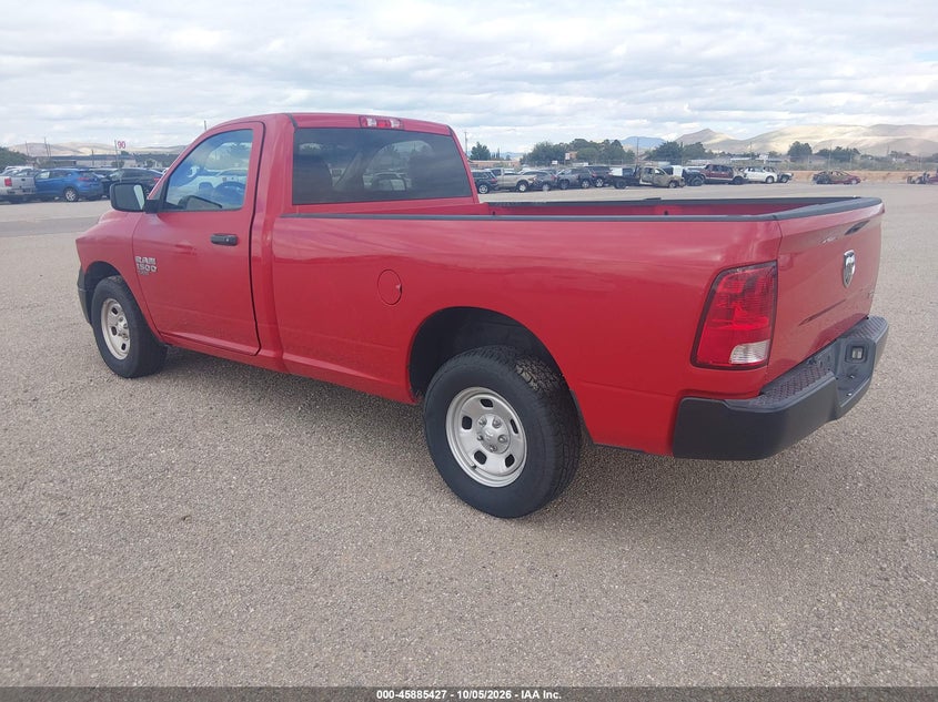 Vin: 3c6jr6dg3kg503998, lot: 46384461, ram 1500 classic tradesman  4x2 8' box 20193