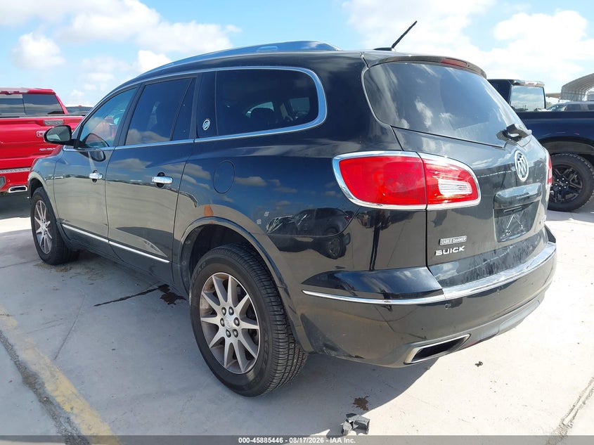 Vin: 5gakvbkd0gj118318, lot: 46384480, buick enclave leather 20163