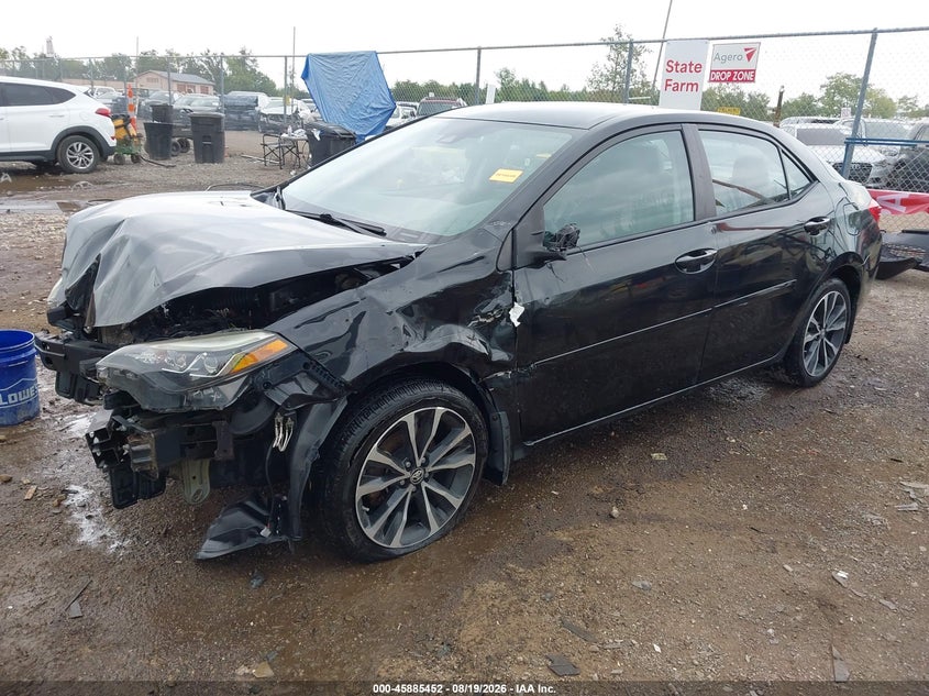 2017 Toyota Corolla, Удар спереди, IAAI, VIN 5YFBURHE9HP677020 — фото 2