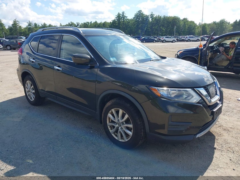2017 Nissan Rogue Sv, Левый зад, IAAI, VIN JN8AT2MV3HW027364