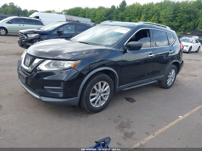 2017 Nissan Rogue, Rear, IAAI, VIN KNMAT2MV9HP606932 — photo 2