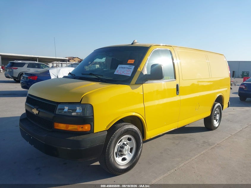 2021 Chevrolet Express, Удар ззаду, IAAI, VIN 1GCWGAFP7M1245880 — фото 2