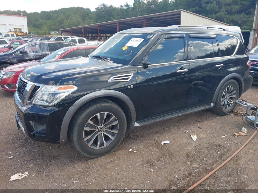 Vin: jn8ay2nc2jx502727, lot: 46384570, nissan armada sl 20182