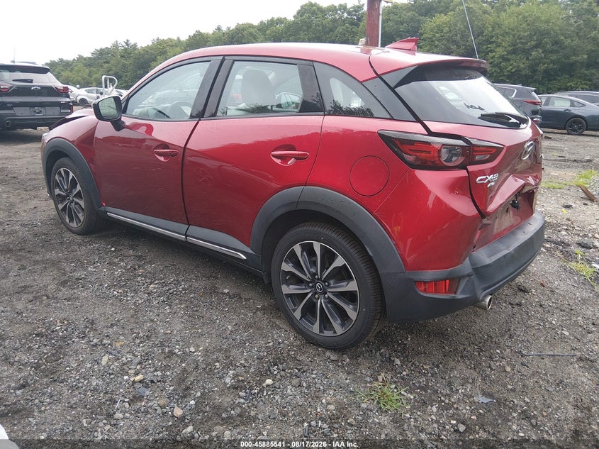 Vin: jm1dkfd77k0406866, lot: 46384575, mazda cx-3 grand touring 20193