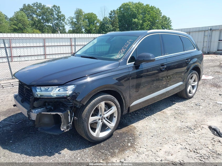 2019 Audi Q7, Front End, IAAI, VIN WA1VAAF78KD000282 — photo 2