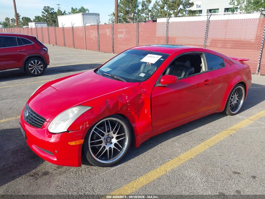 2005 Infiniti G35, Left Front, IAAI, VIN JNKCV54E25M400318 — photo 2