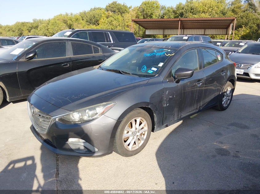 Vin: 3mzbm1k74fm155702, lot: 46384716, mazda mazda3 i sport 20152