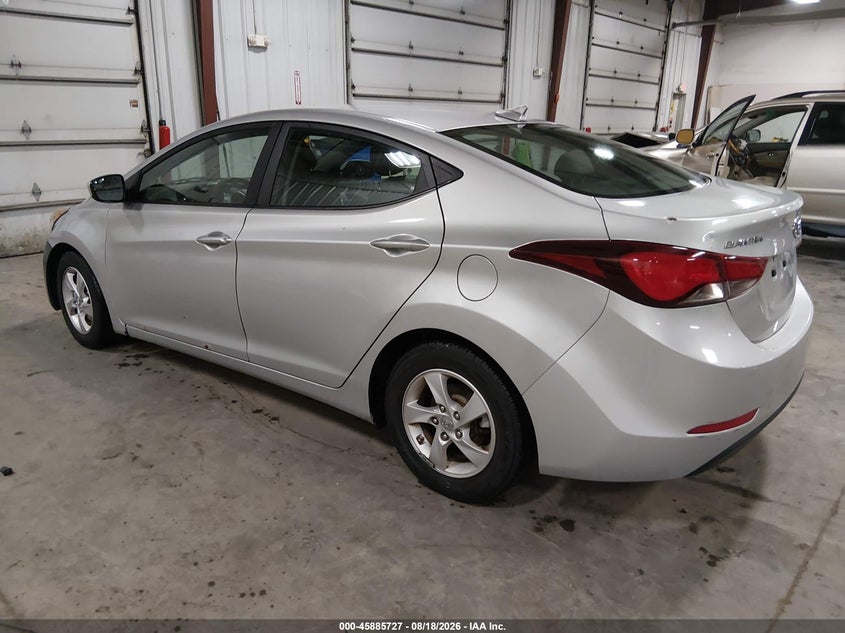 Vin: 5npdh4aexfh651465, lot: 46384761, hyundai elantra se 20153