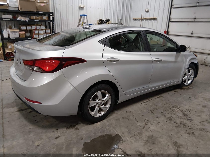 Vin: 5npdh4aexfh651465, lot: 46384761, hyundai elantra se 20154