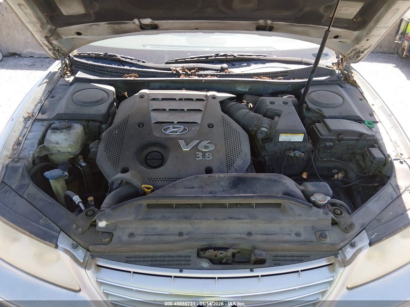 HYUNDAI AZERA 2008 VIN KMHFC46F18A256444