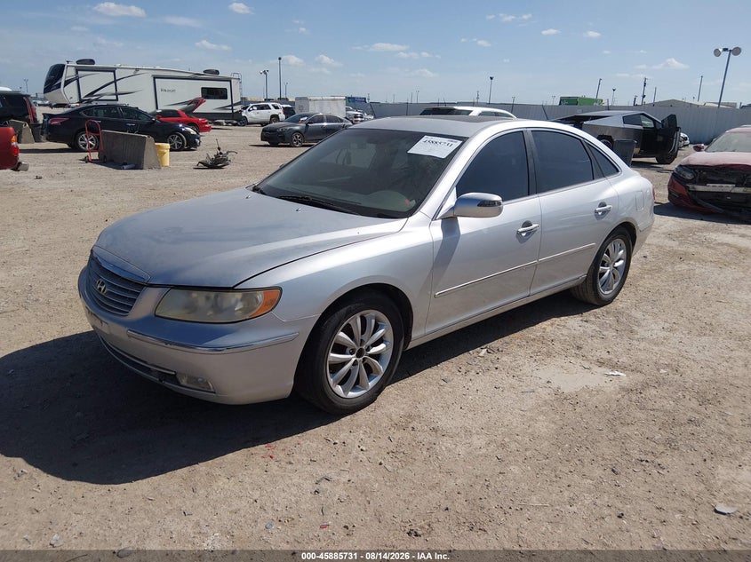 HYUNDAI AZERA 2008 VIN KMHFC46F18A256444