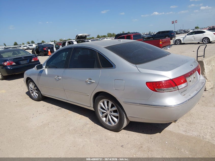 HYUNDAI AZERA 2008 VIN KMHFC46F18A256444