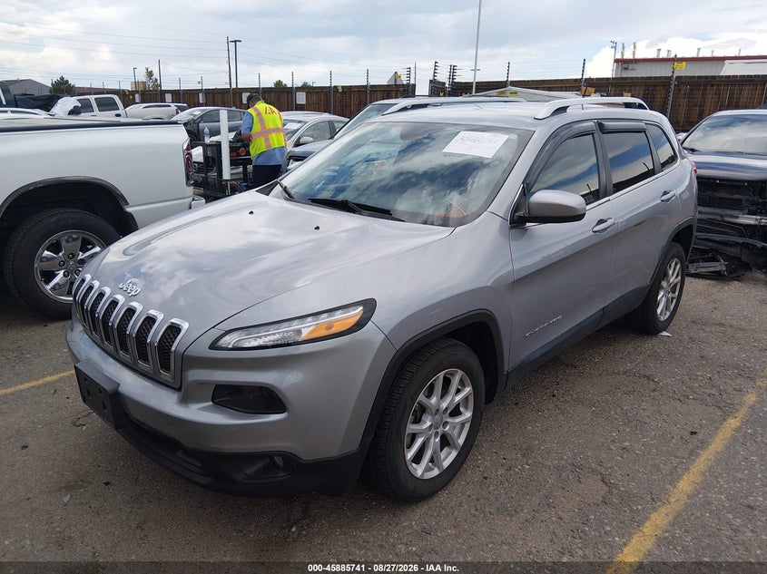 2014 Jeep Cherokee, Обычный износ, IAAI, VIN 1C4PJLCS8EW299798 — фото 2