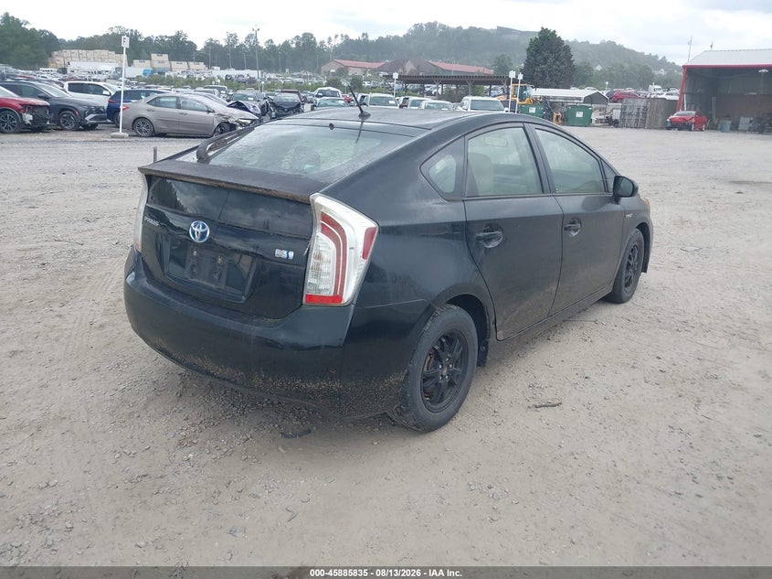 2012 TOYOTA PRIUS auction photo 4