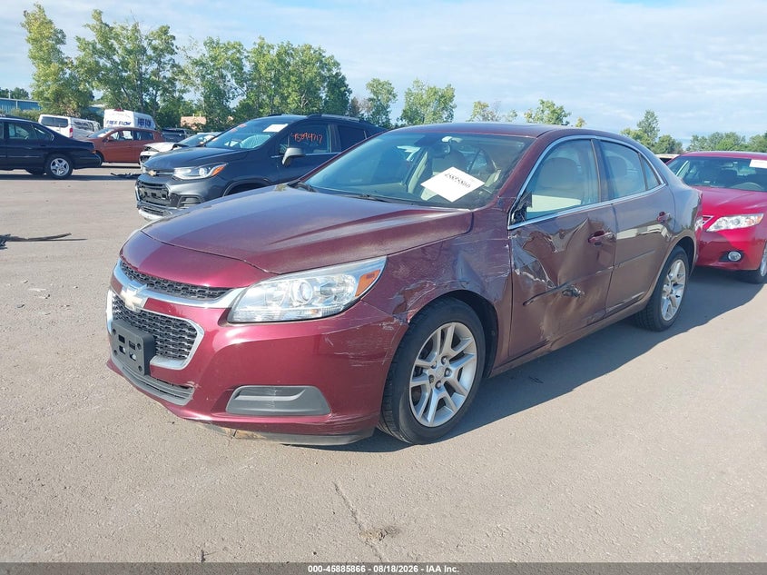2015 Chevrolet Malibu, Left Side, IAAI, VIN 1G11C5SLXFF282971 — photo 2