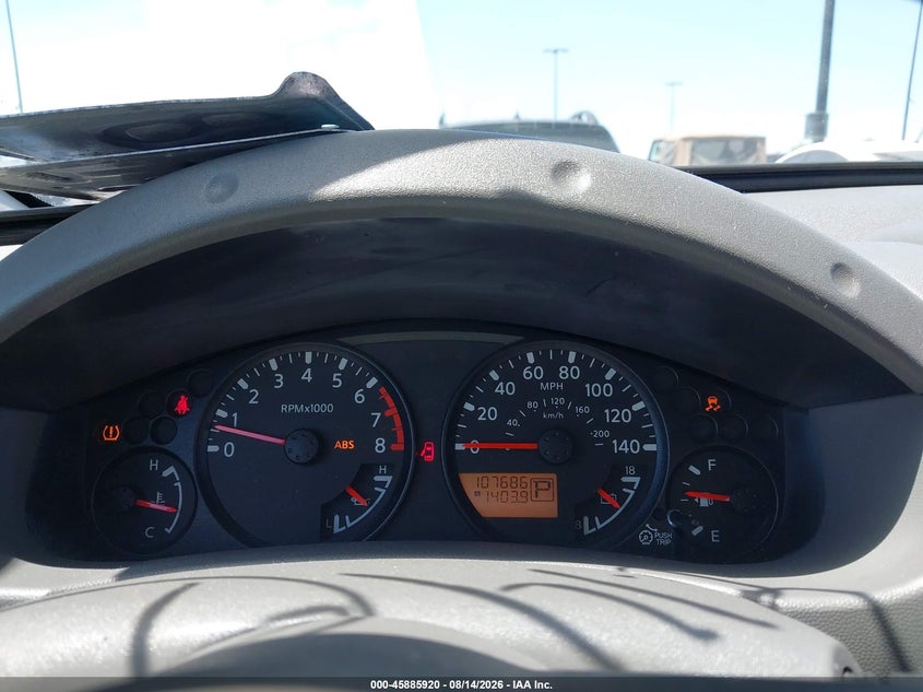 2012 NISSAN NAVARA (FRONTIER) TRUCK 4.0L V-6 DOHC, VVT, 261HP