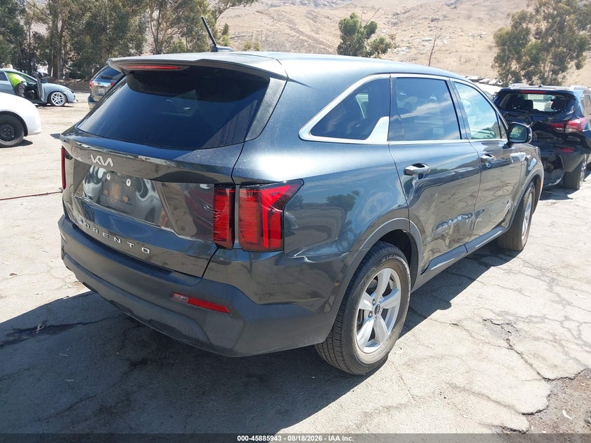 Vin: 5xyrg4lc4ng117601, lot: 46384977, kia sorento lx 20224