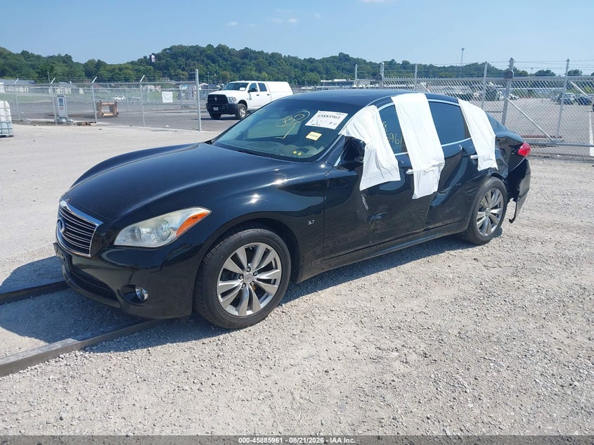 Vin: jn1by1apxem260010, lot: 46384995, infiniti q70 3.7 20142
