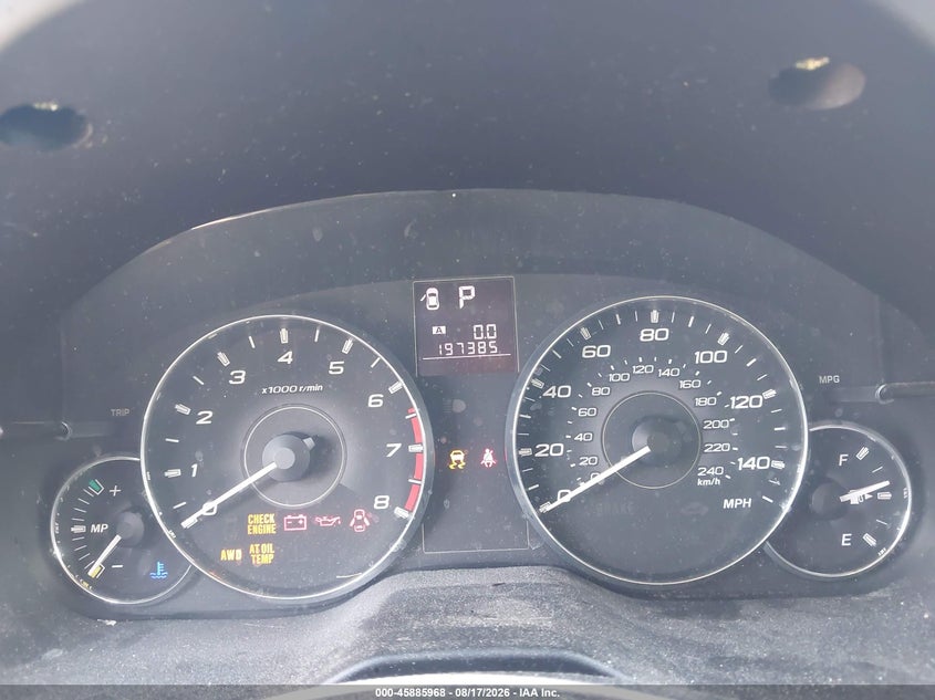 2011 SUBARU OUTBACK SPORT UTILITY VEHICLE 2.5L H-4 VVT, 170HP