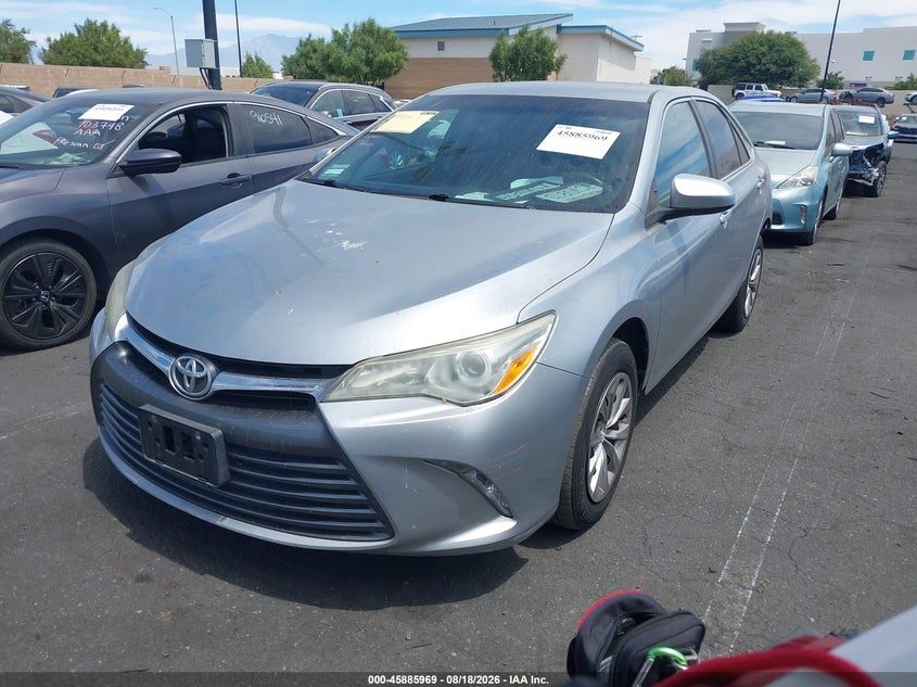2016 Toyota Camry, Левый зад, IAAI, VIN 4T4BF1FK9GR571139 — фото 2