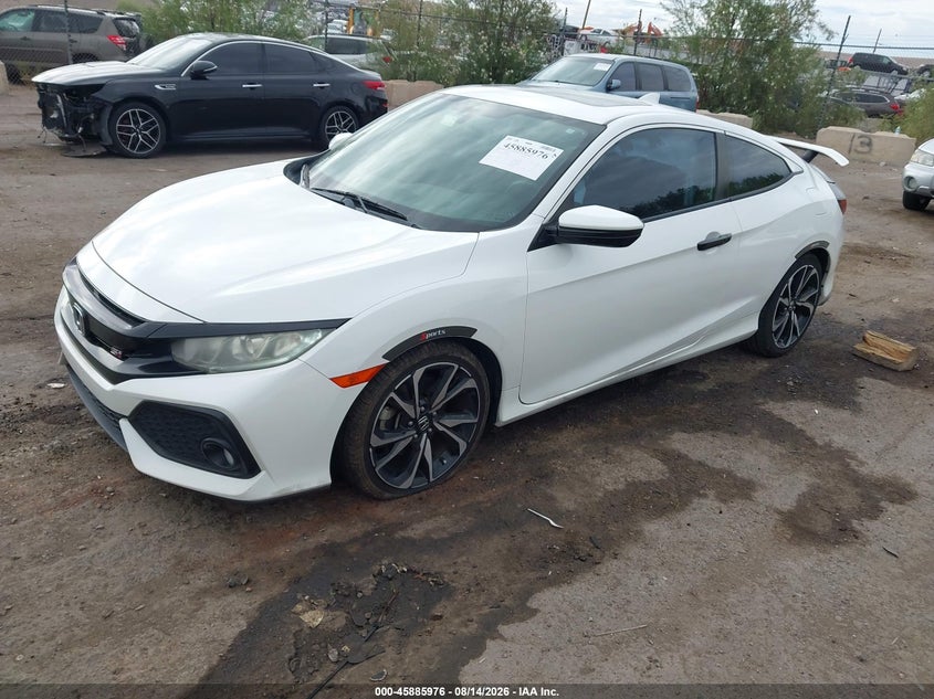 2018 Honda Civic Si, Левый бок, IAAI, VIN 2HGFC3A51JH750003 — фото 2