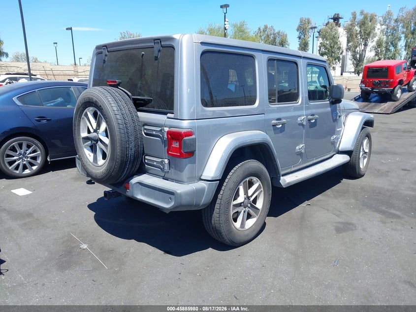 Vin: 1c4hjxeg3jw203851, lot: 46385014, jeep wrangler unlimited sahara 4x4 20184