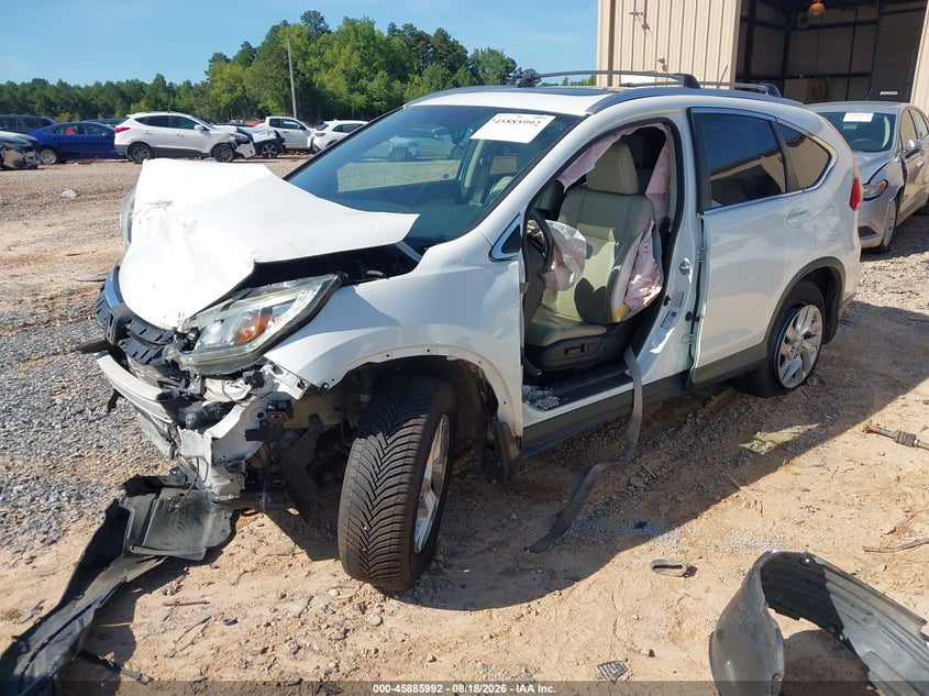2016 Honda CR-V, Front End, IAAI, VIN 5J6RM4H74GL133531 — photo 2