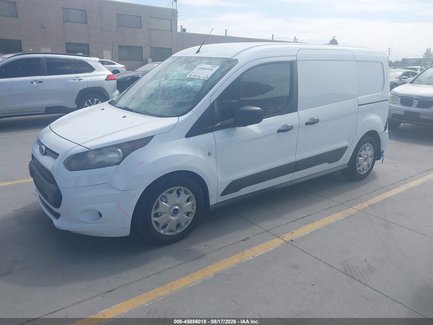 2014 Ford Transit Connect, Rear, IAAI, VIN NM0LS7F78E1166088 — photo 2