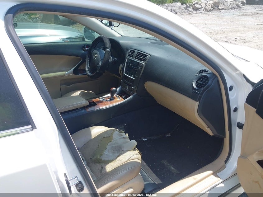 LEXUS IS 250 2008 VIN JTHBK262685069134