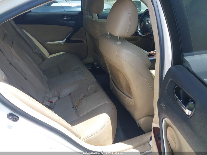LEXUS IS 250 2008 VIN JTHBK262685069134