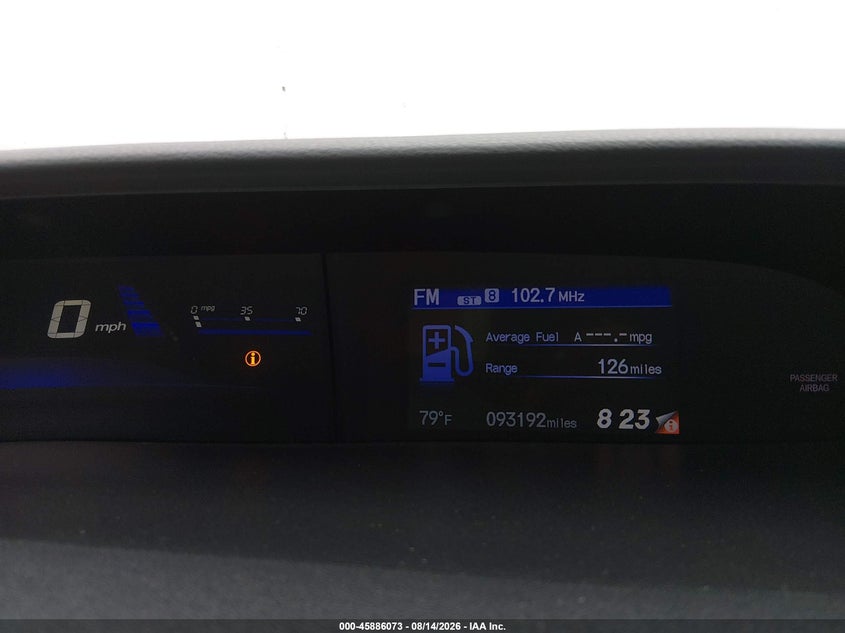 2015 HONDA CIVIC SEDAN 1.8L I-4 VVT, REGULAR , 143HP