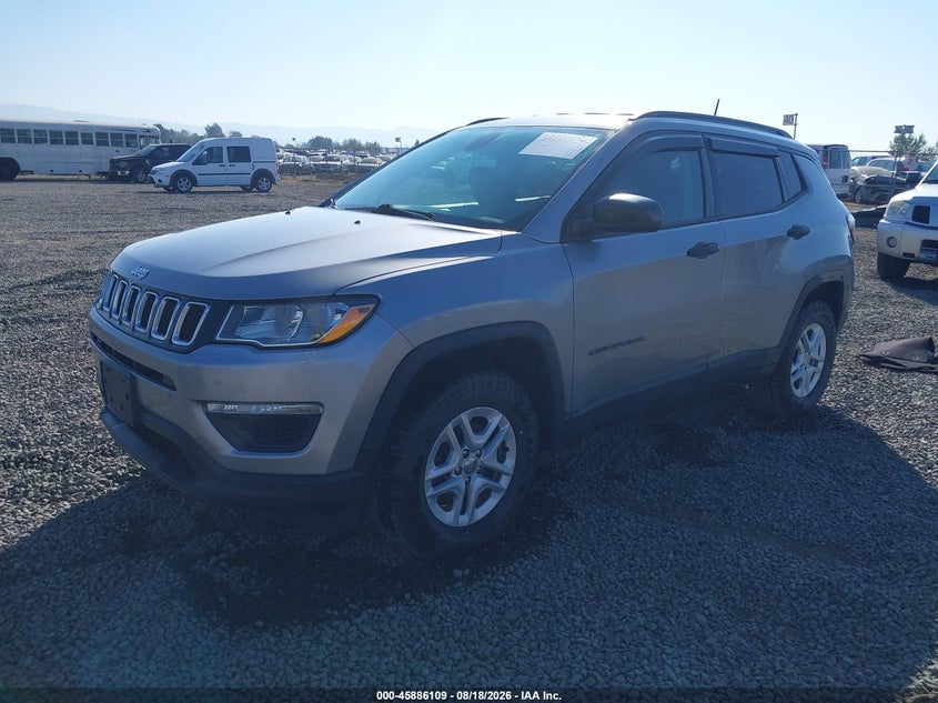 2018 Jeep Compass, Удар сзади, IAAI, VIN 3C4NJDAB9JT132088 — фото 2