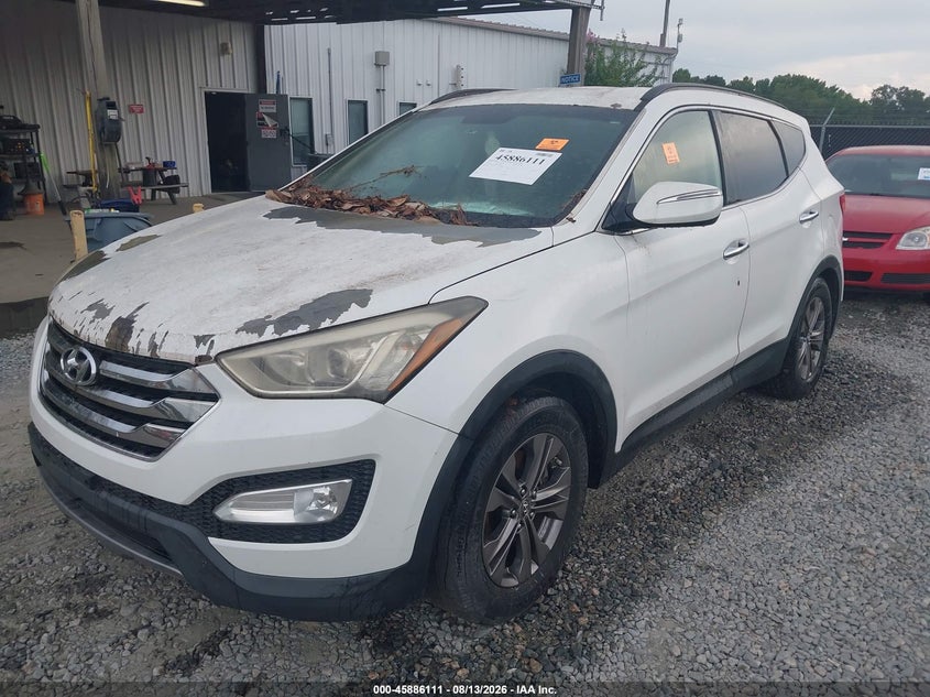 Vin: 5xyzu3lb6dg001695, lot: 46385145, hyundai santa fe sport 20132